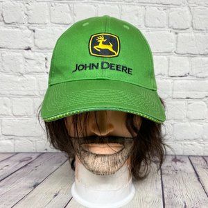 John Deere Hat Cap Strap Back Green Embroidered Logo FERSTEN Martin DEERLINE